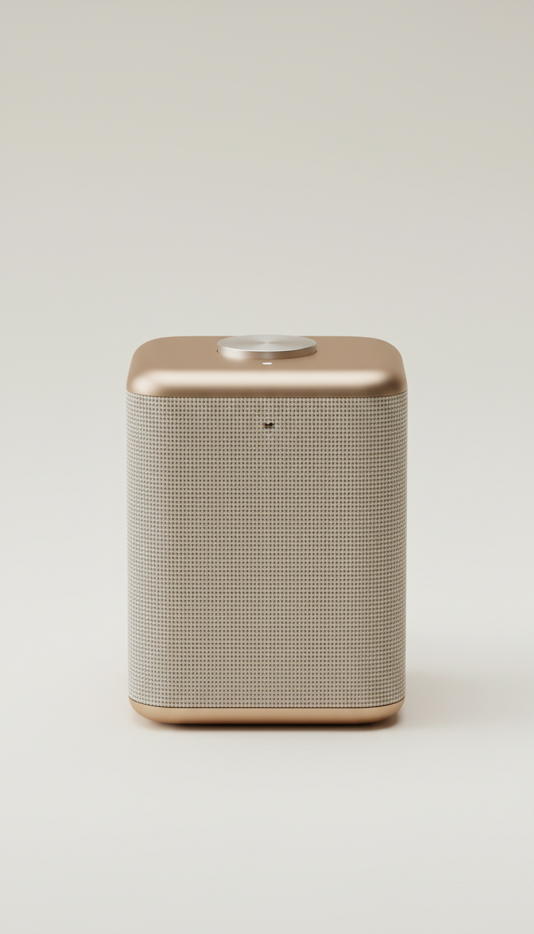 Caixa de som bluetooth minimalista sem fio